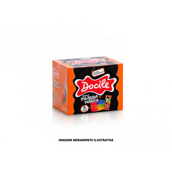 BALA - DOCILE - 15g GELATINA PULSEIRAS MAGICAS - DP12